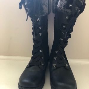 Denverhayes winter very warm leather shoessize7